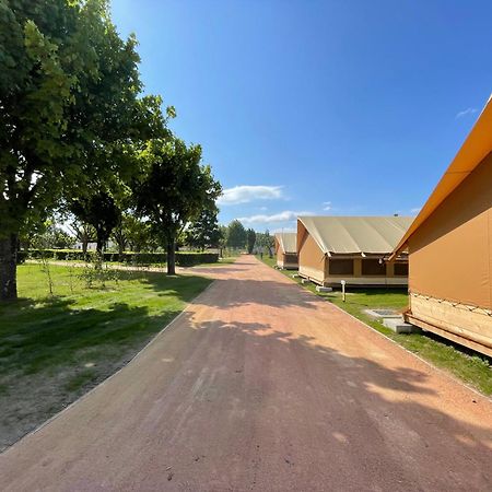 Tente Lodge Pour 5 Personnes En Bordure De La Riviere Allier Au Sein D'Un Petit Camping Saint-Yorre 외부 사진